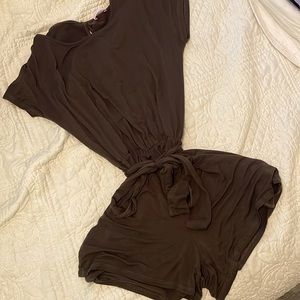 Great condition green size small romper